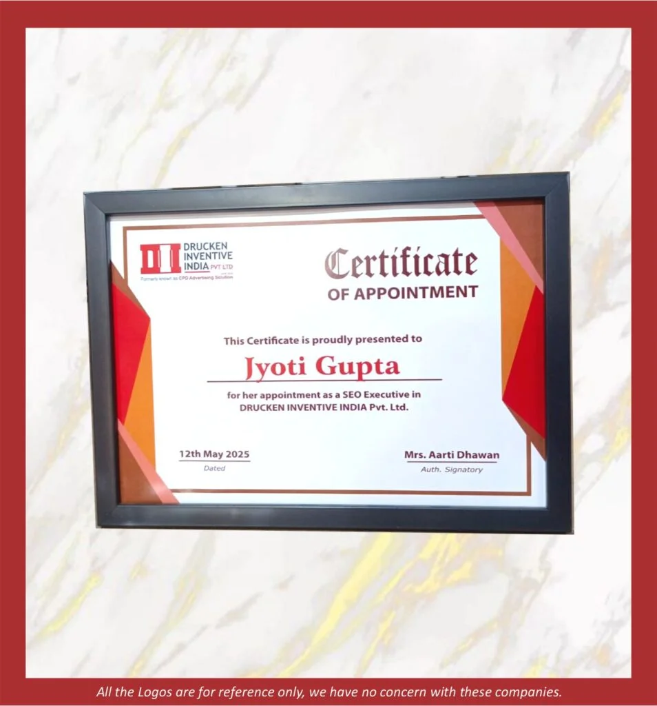 custom Certificates printing in Delhi